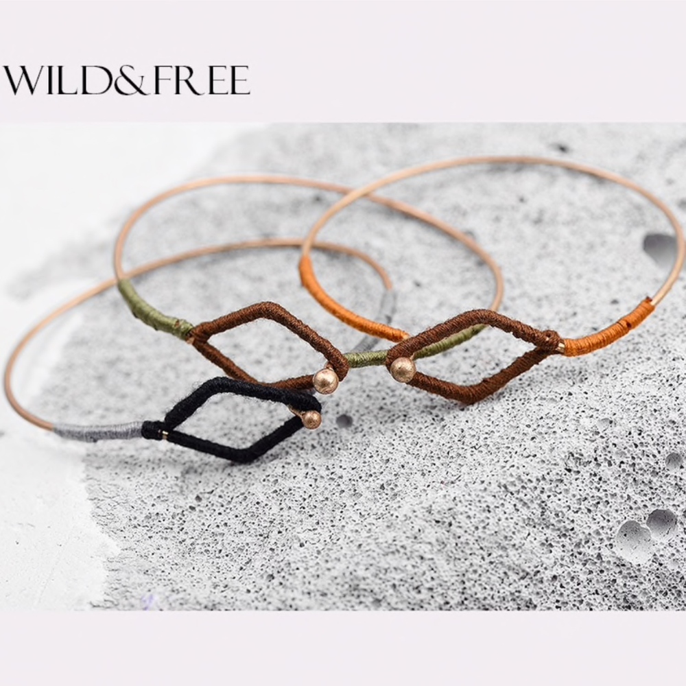 Thread Wrapped Bangle